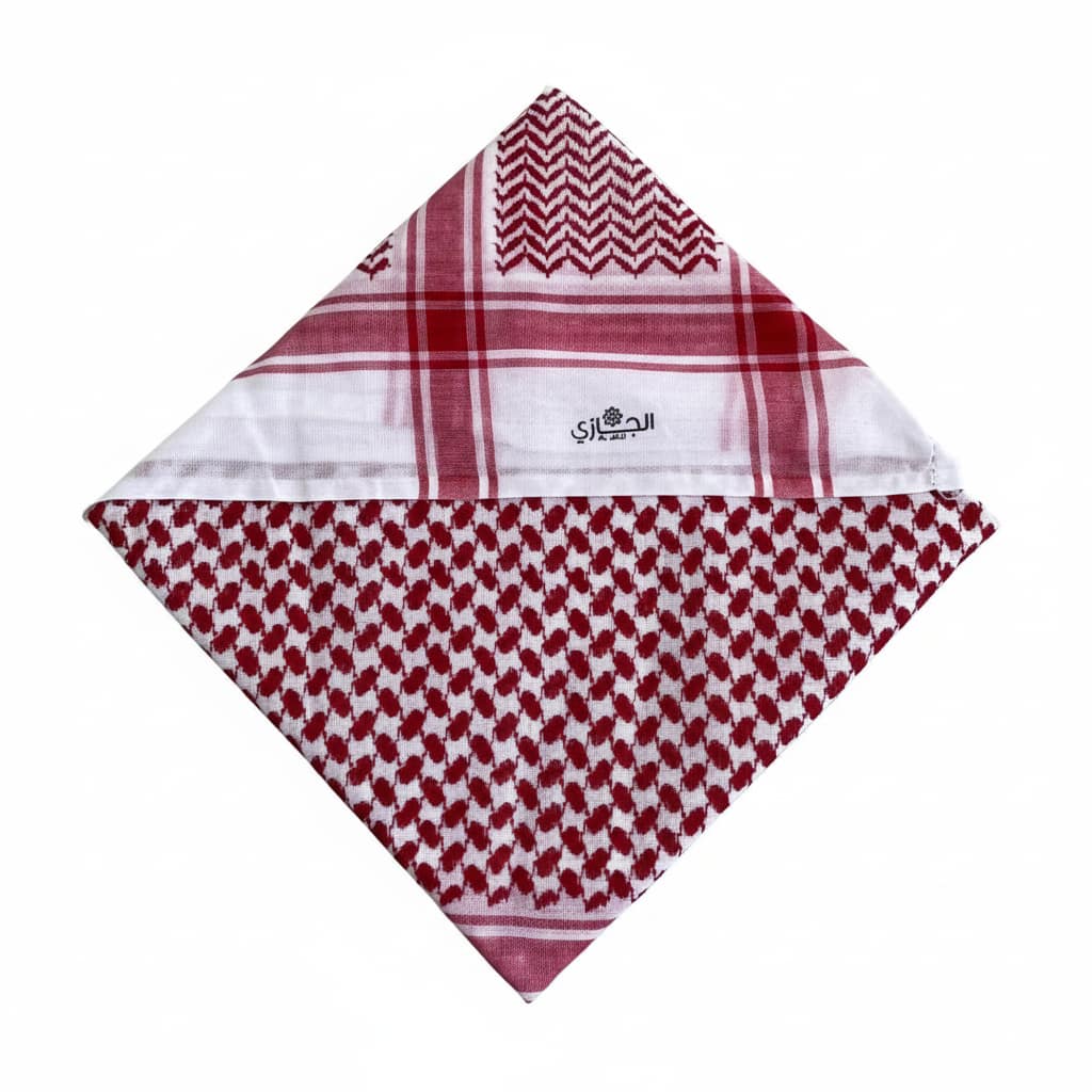 شماغ الجازي أحمر - الصورة 2