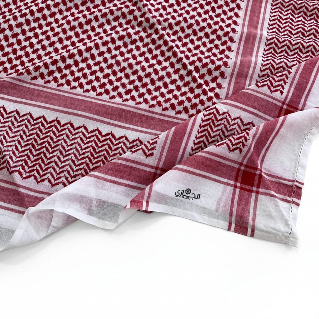 شماغ الجازي أحمر - الصورة 3