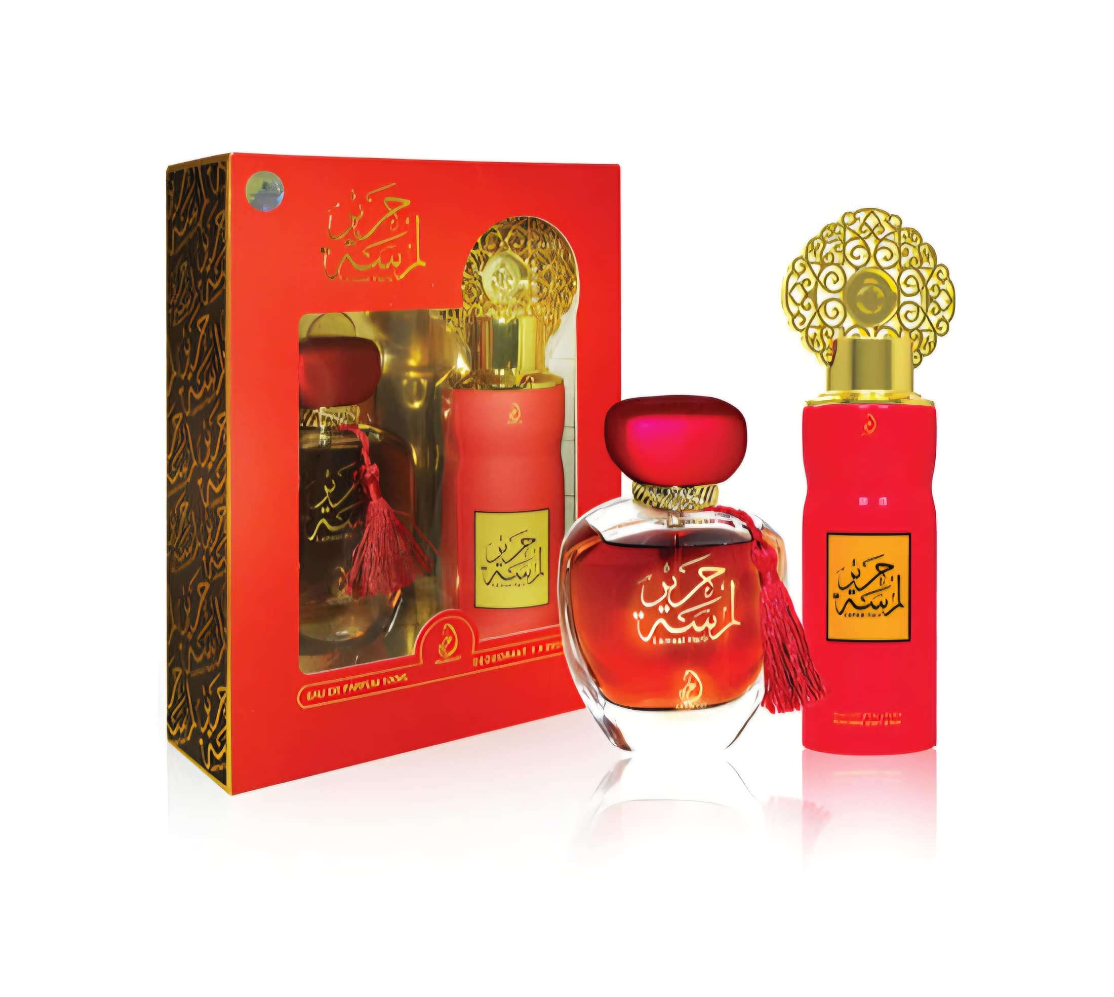 طقم عطر لمسة حرير