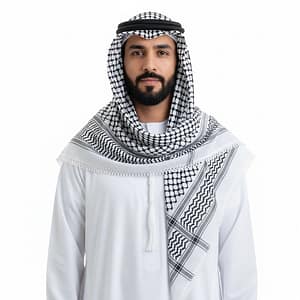 كوفية السنام هدب دبوس