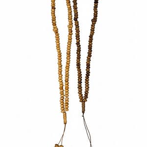 مسبحة خشب طبيعي 99 خرزة