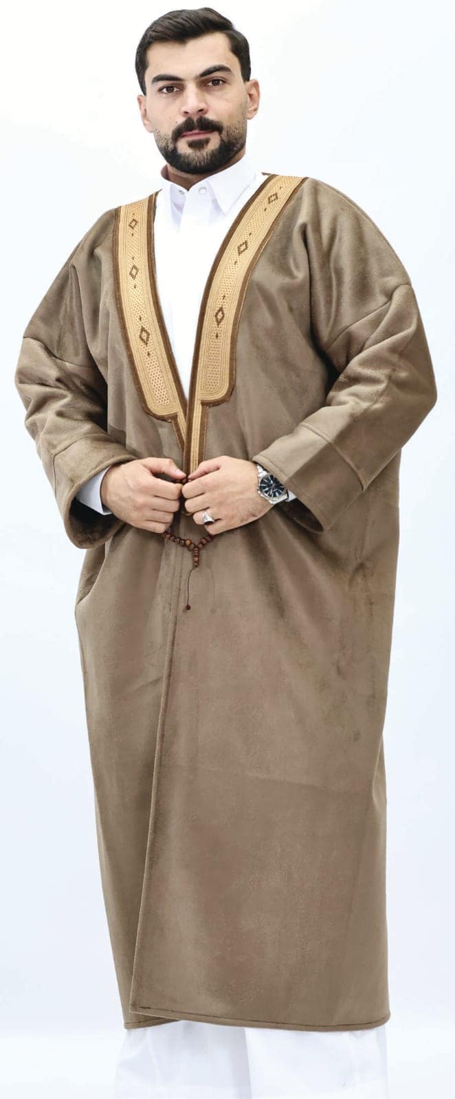 فروة البشت صوف - الصورة 4