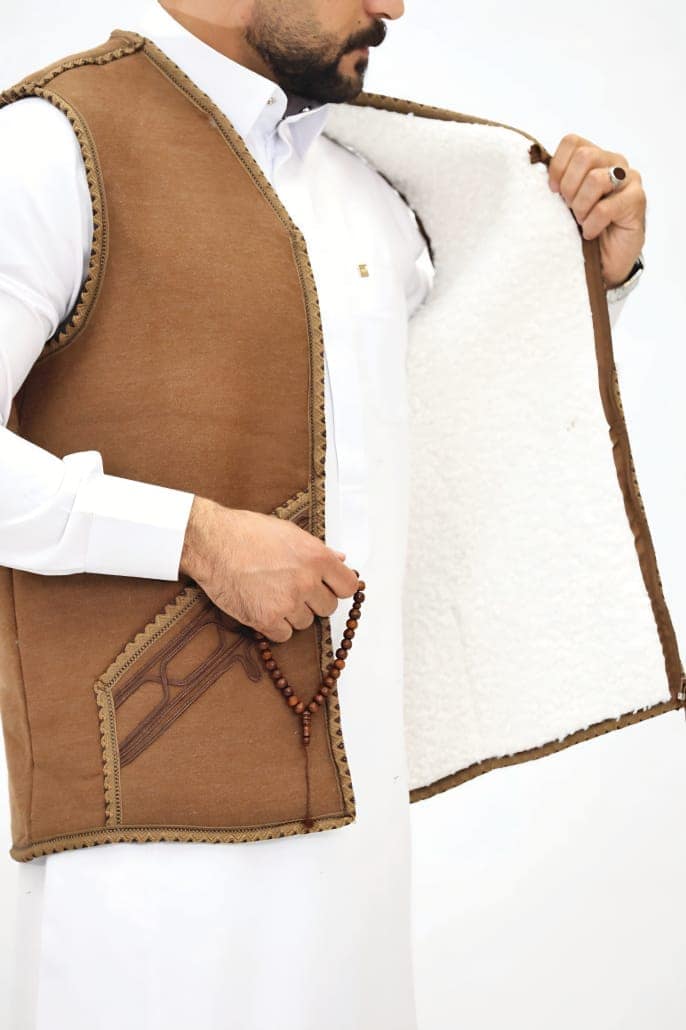 صدرية شتوي خط عربي فاخر - الصورة 4