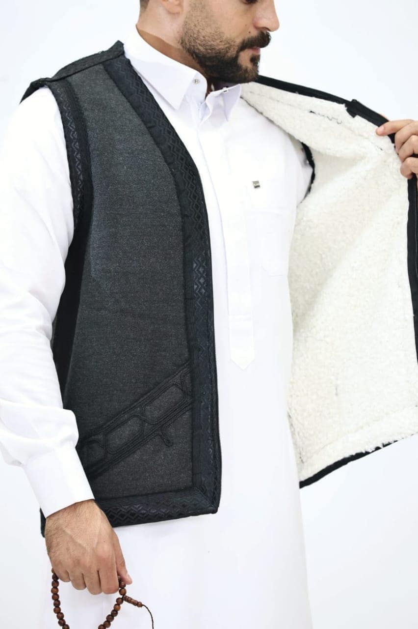 صدرية شتوي خط عربي فاخر - الصورة 2