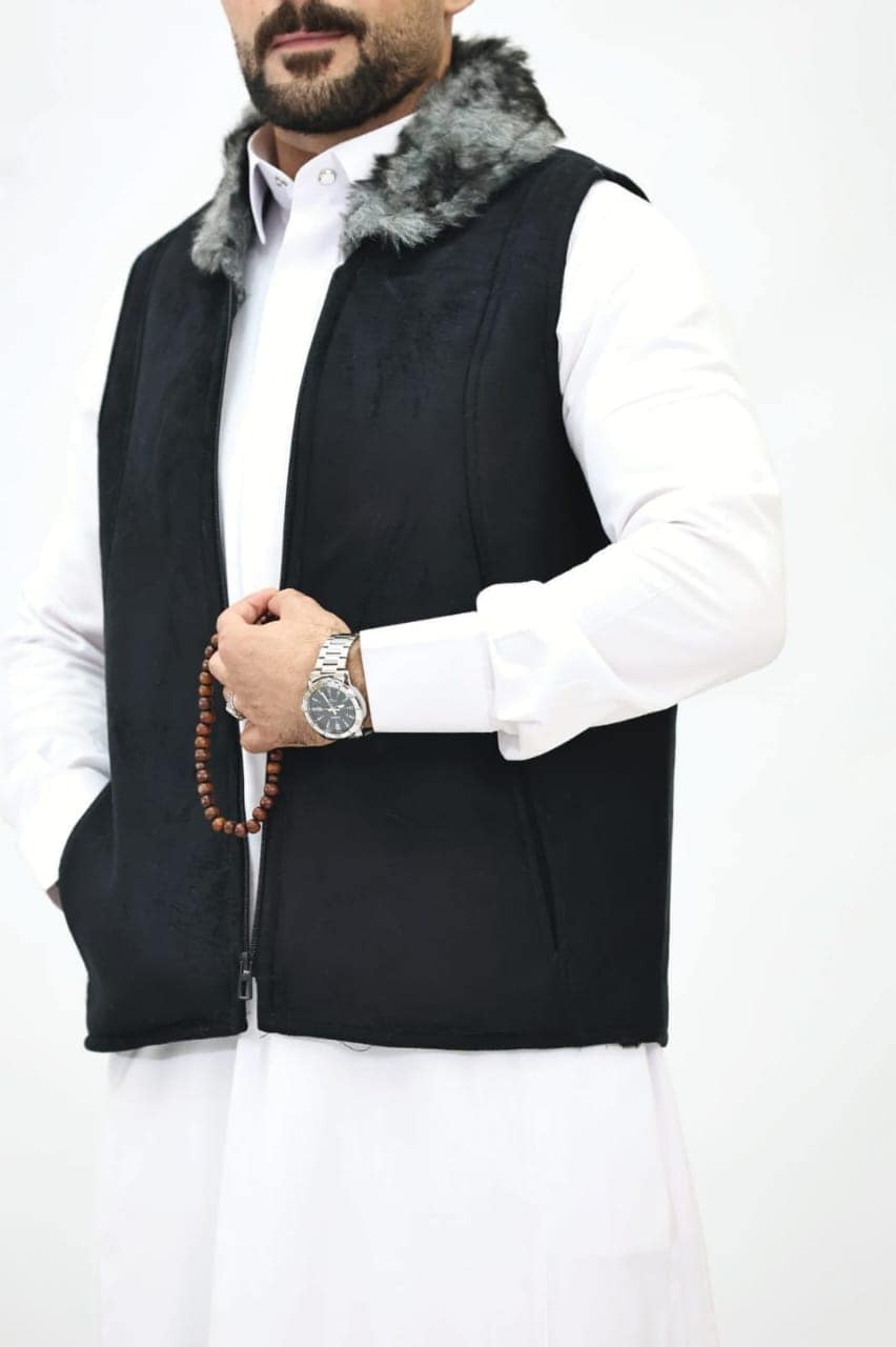 صدرية رجالي كشمير - الصورة 4