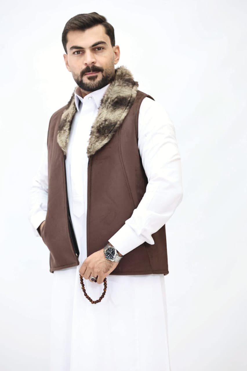 صدرية رجالي كشمير - الصورة 2