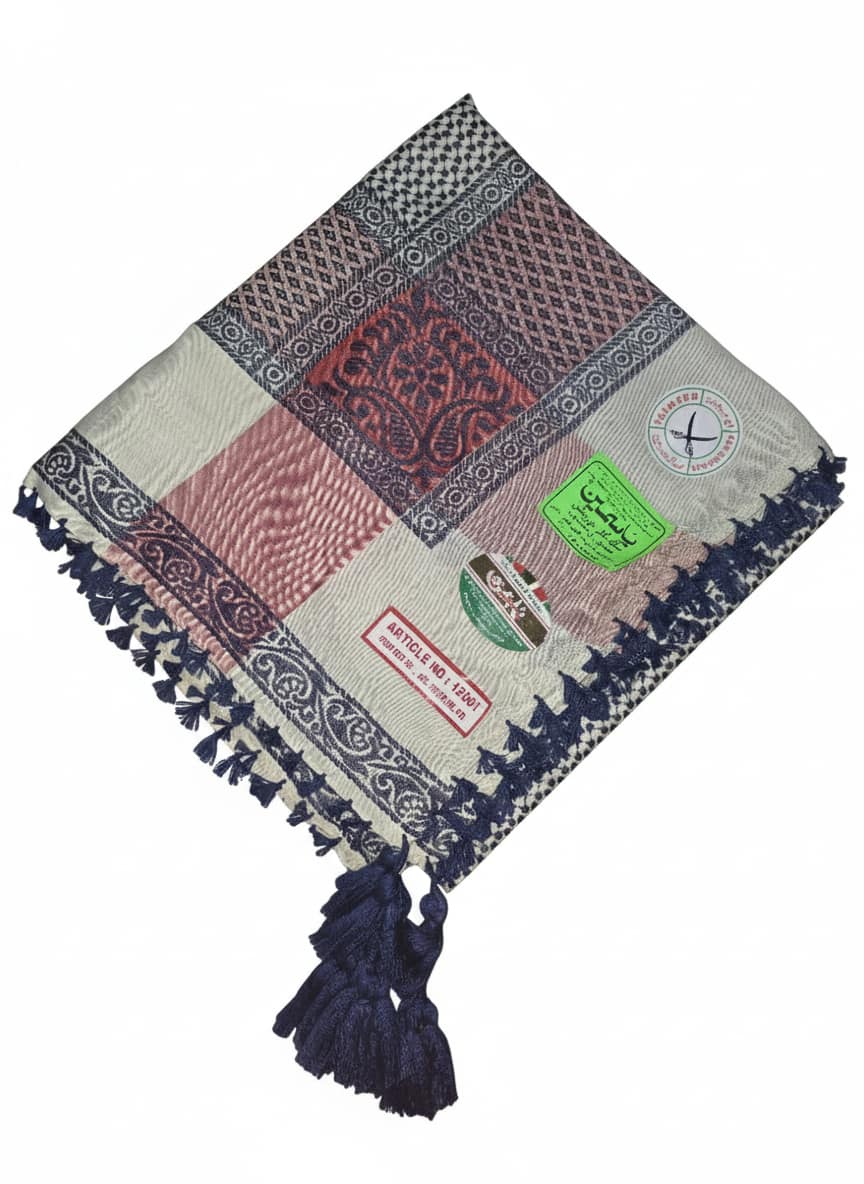 كوفية شال هندي ملون