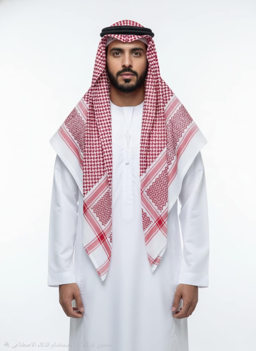 شماغ الجازي أحمر