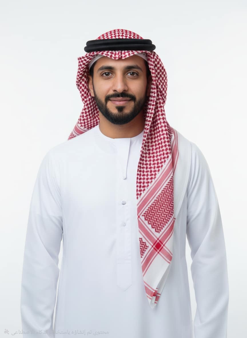 شماغ الجازي أحمر - الصورة 4